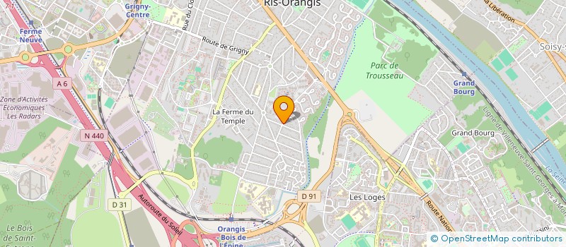 localisation de l'entreprise MONSIEUR RODRIGUE ROGER à RIS-ORANGIS