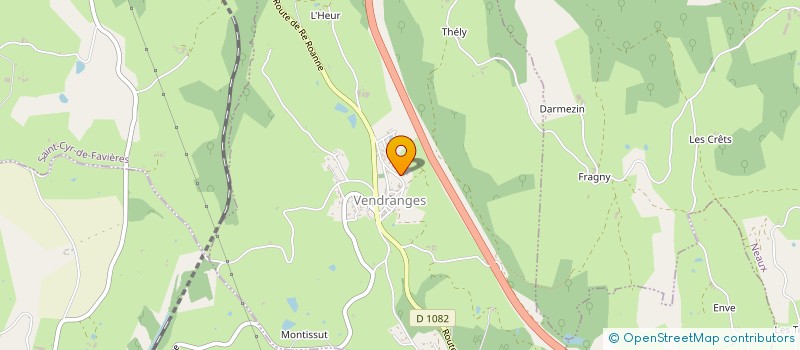 localisation de l'entreprise MONSIEUR RODRIGUE ROUGERON  VENDRANGES