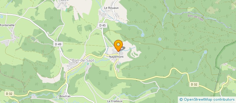 localisation de l'entreprise MONSIEUR RODRIGUE ROUYER à BAN-DE-SAPT