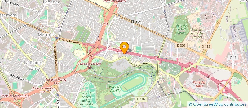 localisation de l'entreprise MONSIEUR RODRIGUE SAUTRON  BRON