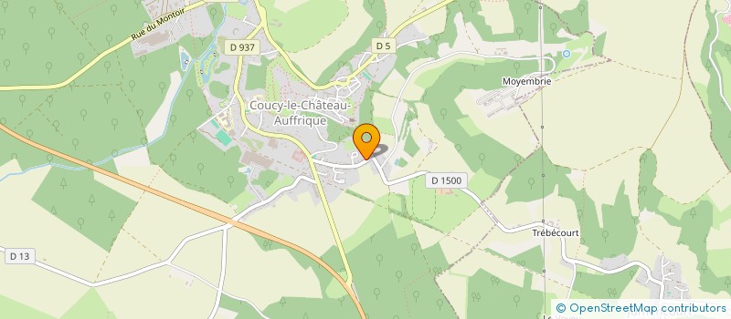 localisation de l'entreprise MONSIEUR RODRIGUE SINGA MBOMBO à COUCY-LE-CHATEAU-AUFFRIQUE