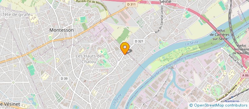 localisation de l'entreprise MONSIEUR RODRIGUE SOUQUET  CHATOU