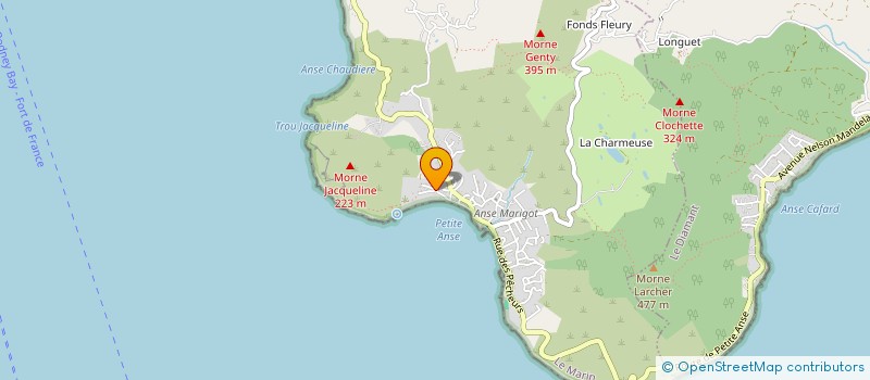 localisation de l'entreprise MONSIEUR RODRIGUE VALENCE  LES ANSES-D'ARLET