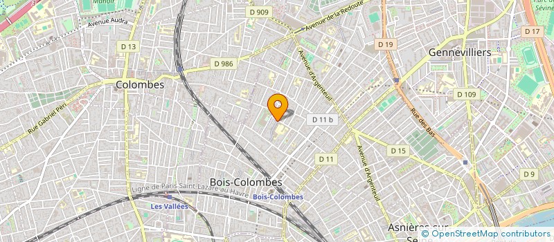 localisation de l'entreprise MONSIEUR RODRIGUE VAN LANDEWICK à BOIS-COLOMBES