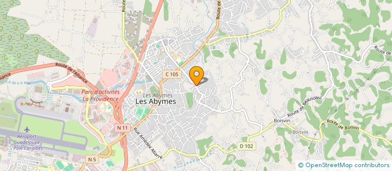 localisation de l'entreprise MONSIEUR RODRIGUE VARINAS à LES ABYMES