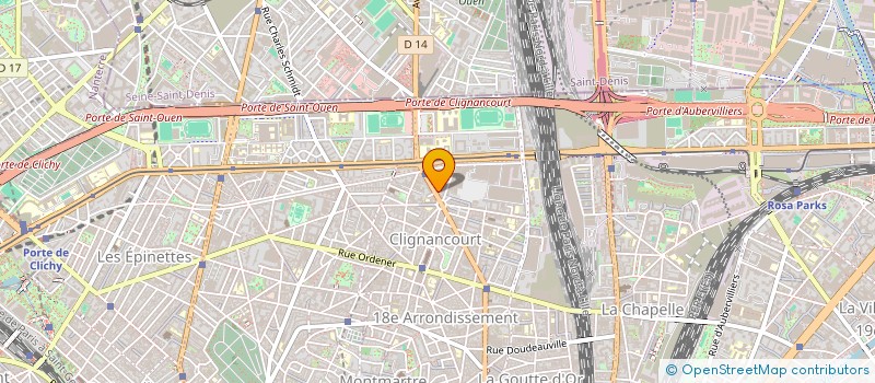 localisation de l'entreprise MONSIEUR RODRIGUE VERRET  PARIS