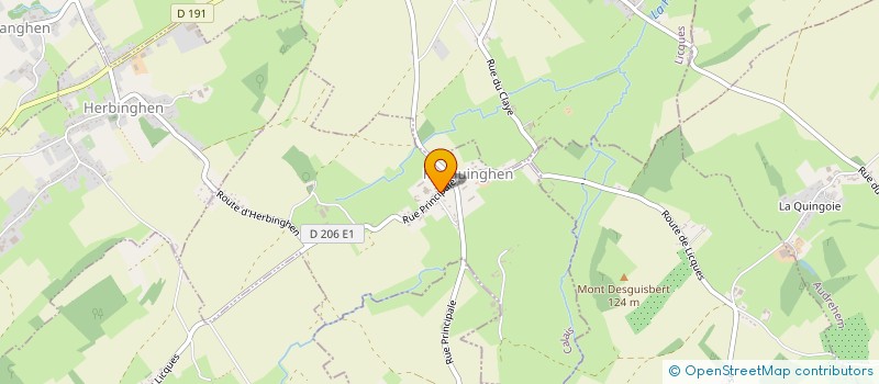 localisation de l'entreprise MONSIEUR RODRIGUES FOVET  HOCQUINGHEN