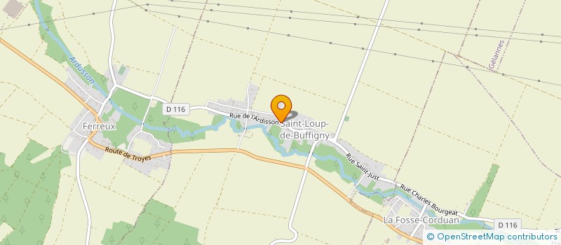 localisation de l'entreprise MONSIEUR RODWANE BEN MASSOUD  SAINT-LOUP-DE-BUFFIGNY