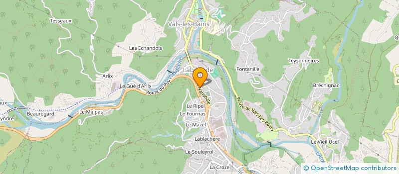localisation de l'entreprise MONSIEUR RODY JACQUIER à LABEGUDE