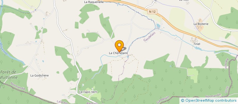 localisation de l'entreprise MONSIEUR ROEL VINCKENS à LALACELLE
