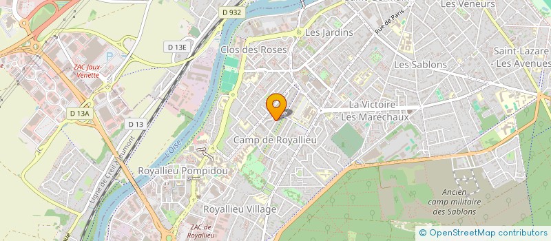 localisation de l'entreprise MONSIEUR ROGELIO LOZANO  COMPIEGNE