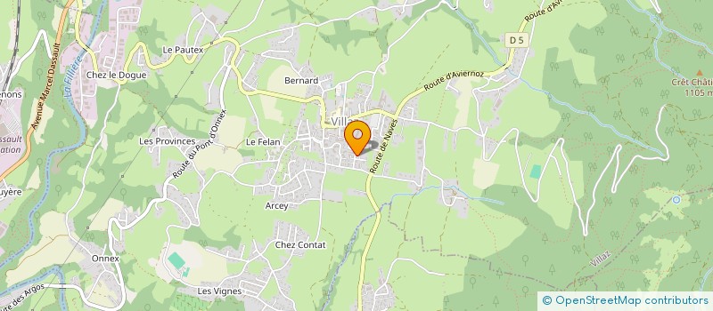 localisation de l'entreprise MONSIEUR ROGER ACCAMBRAY  VILLAZ