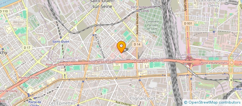 localisation de l'entreprise MONSIEUR ROGER ADJINSOFF à SAINT-OUEN-SUR-SEINE
