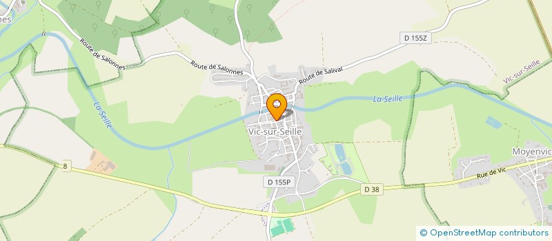 localisation de l'entreprise MONSIEUR ROGER ALBERT  VIC-SUR-SEILLE