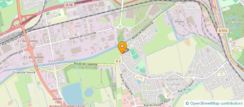 localisation de l'entreprise MONSIEUR ROGER ALDERWEIRELD  CAPPELLE-LA-GRANDE