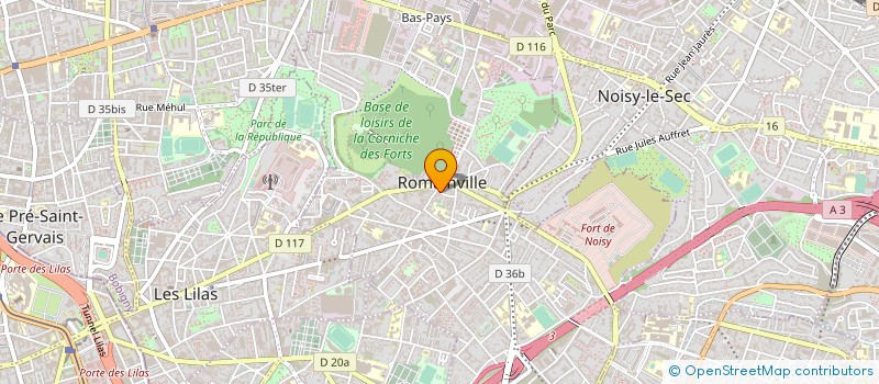 localisation de l'entreprise MONSIEUR ROGER ALEZRA à ROMAINVILLE