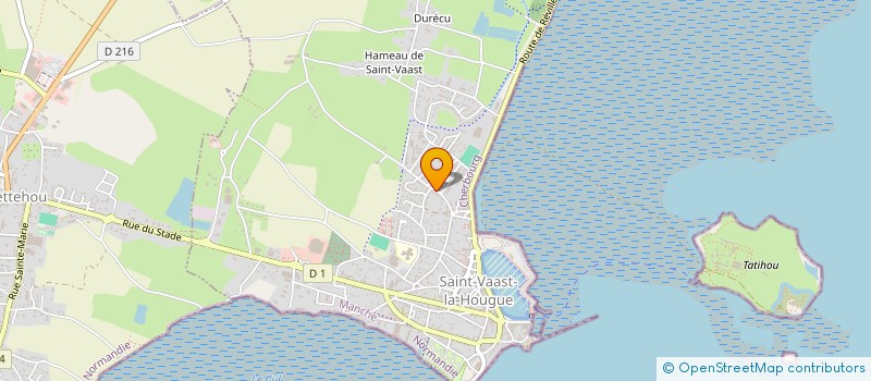 localisation de l'entreprise MONSIEUR ROGER ALIX  SAINT-VAAST-LA-HOUGUE