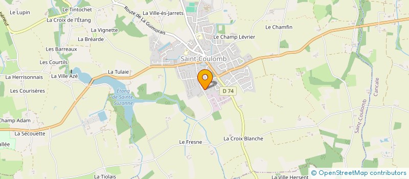 localisation de l'entreprise MONSIEUR ROGER ALIX à SAINT-COULOMB