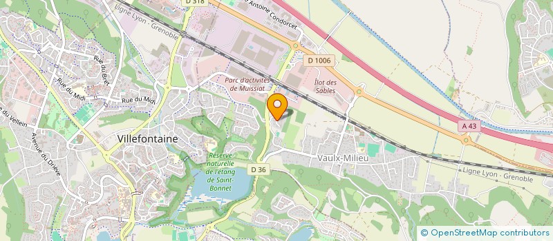 localisation de l'entreprise MONSIEUR ROGER AMARGUIN  VILLEFONTAINE