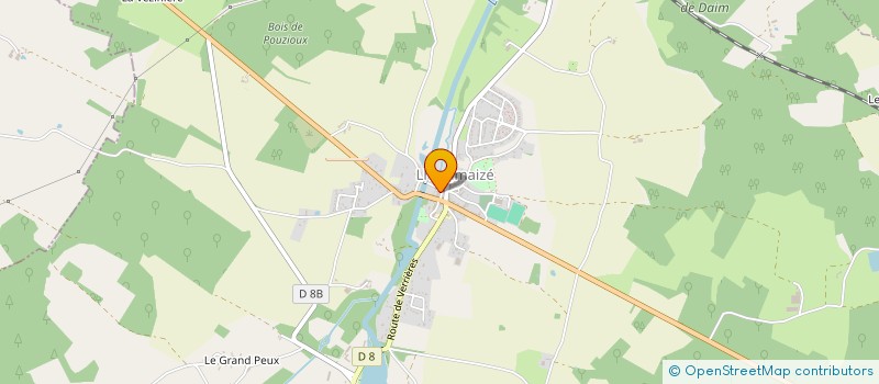 localisation de l'entreprise MONSIEUR ROGER ANDRAULT  LHOMMAIZE