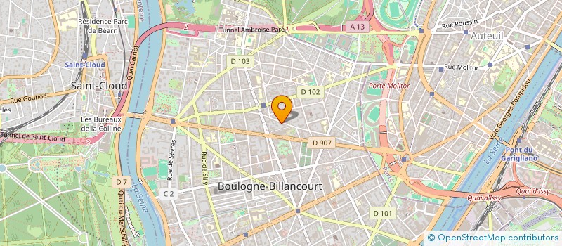localisation de l'entreprise MONSIEUR ROGER ANTOUN à BOULOGNE-BILLANCOURT