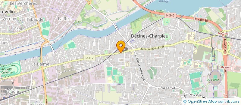 localisation de l'entreprise MONSIEUR ROGER ARAMAN  DECINES-CHARPIEU