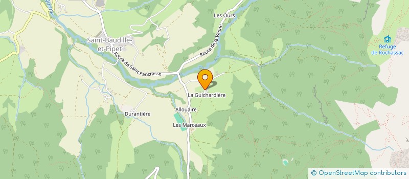 localisation de l'entreprise MONSIEUR ROGER ARNAUD à CHATEL-EN-TRIEVES