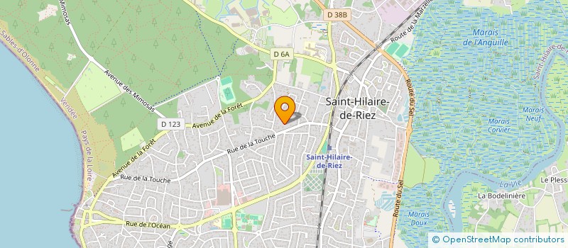 localisation de l'entreprise MONSIEUR ROGER ARNAUD à SAINT-HILAIRE-DE-RIEZ