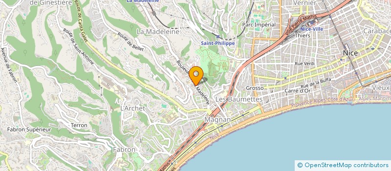 localisation de l'entreprise MONSIEUR ROGER ARNAUT à NICE