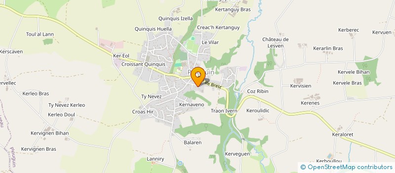 localisation de l'entreprise MONSIEUR ROGER ARZEL  PLOUGUIN