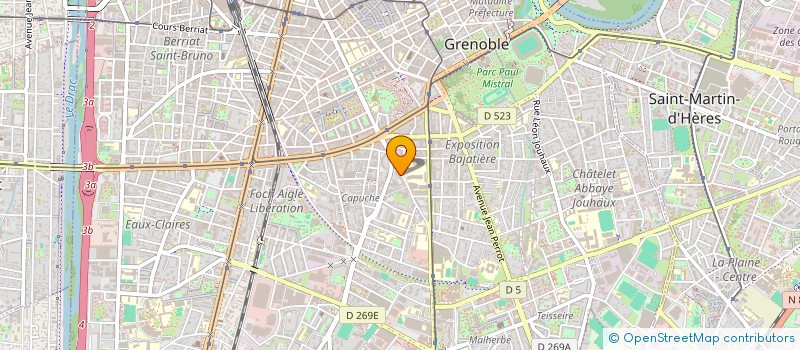 localisation de l'entreprise MONSIEUR ROGER ATEK  GRENOBLE