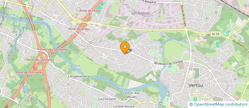 localisation de l'entreprise MONSIEUR ROGER ATONATTY  VERTOU