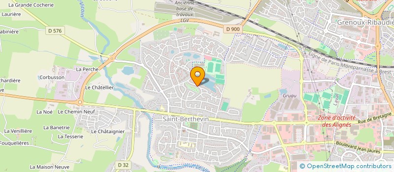 localisation de l'entreprise MONSIEUR ROGER ATTRAIT  SAINT-BERTHEVIN