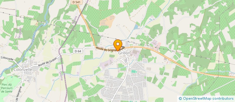 localisation de l'entreprise MONSIEUR ROGER AUBANEL à GRILLON