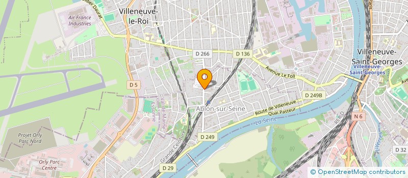 localisation de l'entreprise MONSIEUR ROGER AUBRY à ABLON-SUR-SEINE
