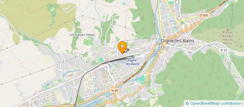 localisation de l'entreprise MONSIEUR ROGER AUDIBERT à DIGNE-LES-BAINS