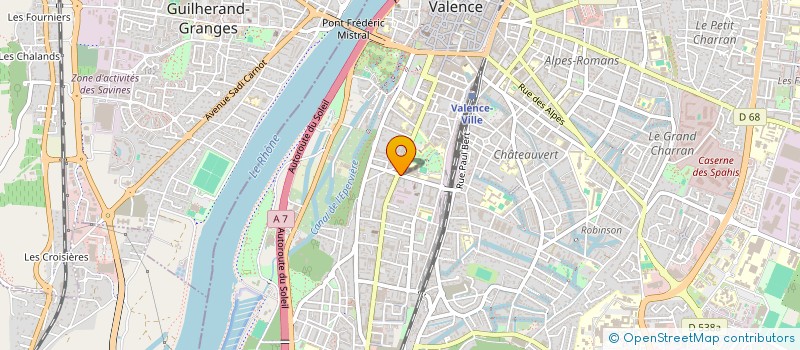 localisation de l'entreprise MONSIEUR ROGER AUGIER  VALENCE