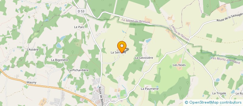 localisation de l'entreprise MONSIEUR ROGER AUMOITTE à FAVEROLLES