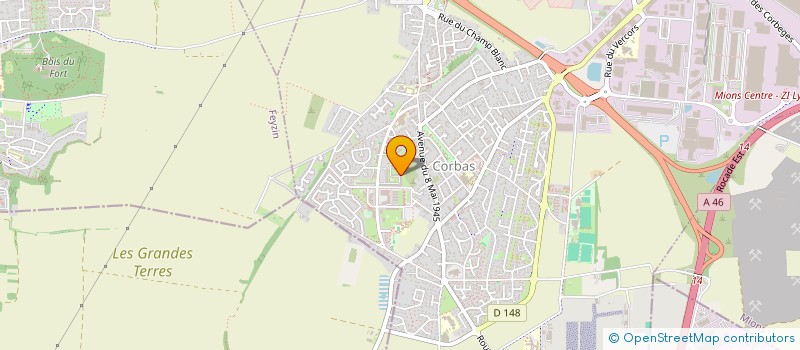 localisation de l'entreprise MONSIEUR ROGER BALLOFET à CORBAS