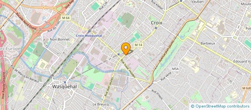 localisation de l'entreprise MONSIEUR ROGER BALLOT à CROIX