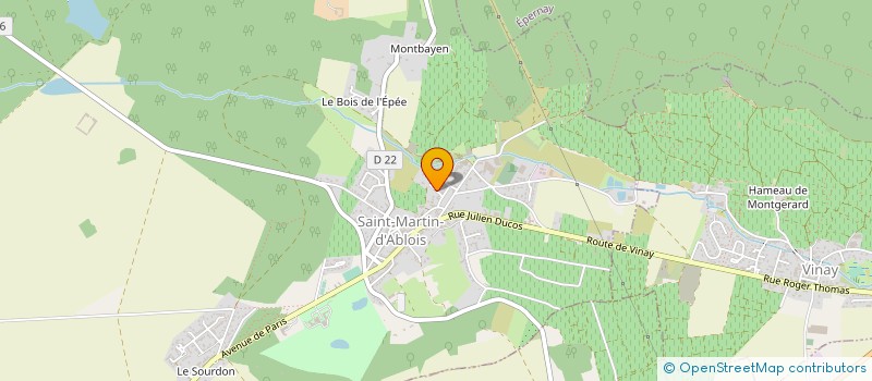 localisation de l'entreprise MONSIEUR ROGER BARAT à SAINT-MARTIN-D'ABLOIS