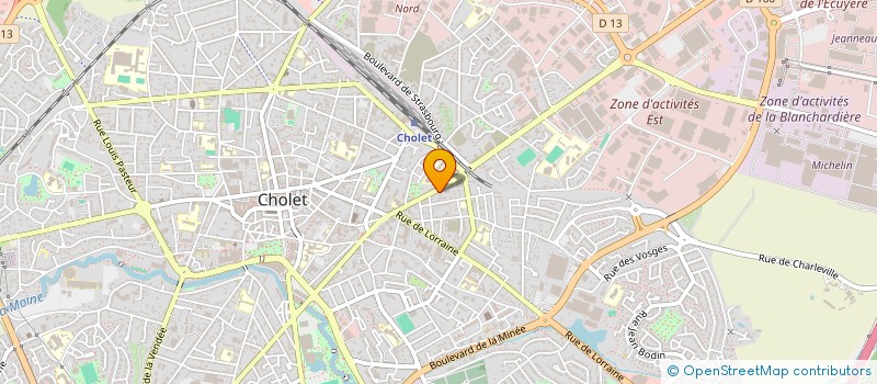 localisation de l'entreprise MONSIEUR ROGER BARBARIT à CHOLET