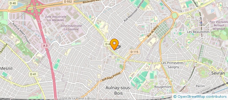 localisation de l'entreprise MONSIEUR ROGER BARBOSA  AULNAY-SOUS-BOIS