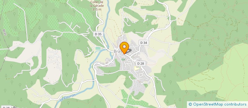 localisation de l'entreprise MONSIEUR ROGER BARD à BRAS