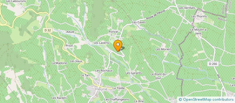 localisation de l'entreprise MONSIEUR ROGER BARRAUD à FLEURIE