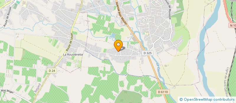 localisation de l'entreprise MONSIEUR ROGER BATAILLE  SAINT-CHRISTOL-LEZ-ALES