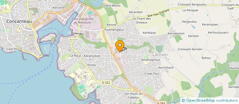 localisation de l'entreprise MONSIEUR ROGER BATINA à CONCARNEAU