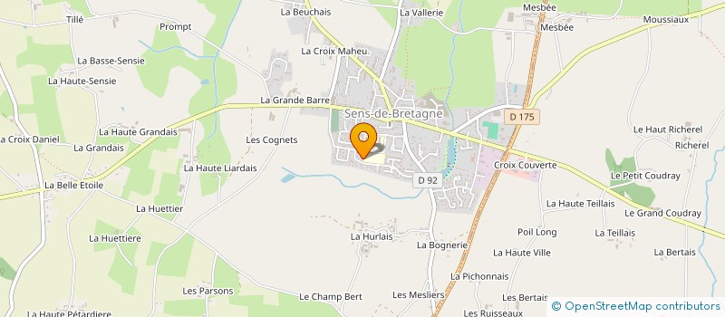 localisation de l'entreprise MONSIEUR ROGER BATTAIS à GAHARD
