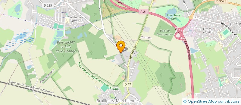 localisation de l'entreprise MONSIEUR ROGER BAUDUIN  SOMAIN