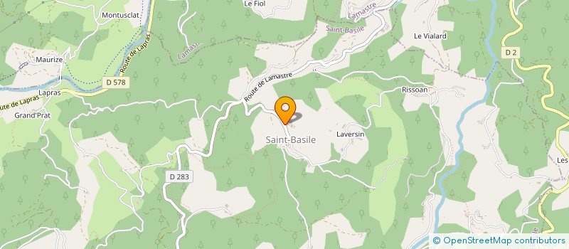 localisation de l'entreprise MONSIEUR ROGER BELIN à SAINT-BARTHELEMY-GROZON